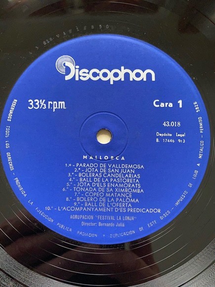 Mallorca Festival La Lonja LP 1963 Discophon VG+ Vinyl Record w/ Booklet - Picture 6 of 8